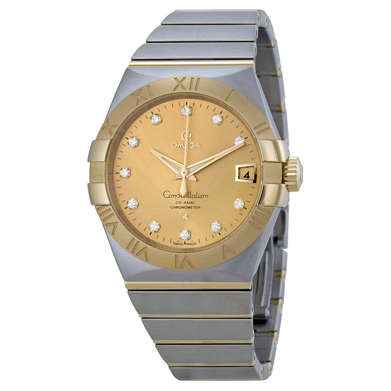 Omega Constellation Automatic Champagne Dial Men's Watch 12320382158001#123.20.38.21.58.001 - Watches of America