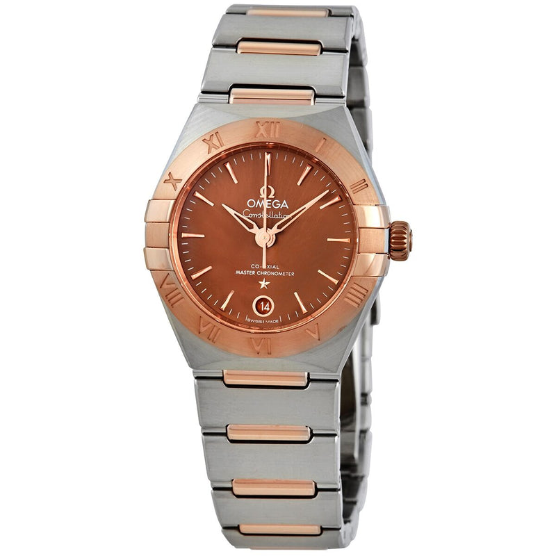 Omega Constellation Automatic Chronometer Brown Dial Ladies Watch #131.20.29.20.13.001 - Watches of America