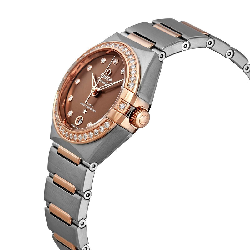 Omega Constellation Automatic Diamond Brown Dial Ladies Watch #131.25.29.20.63.001 - Watches of America #2