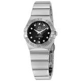 Omega Constellation Black Dial Ladies Watch #123.10.24.60.51.002 - Watches of America