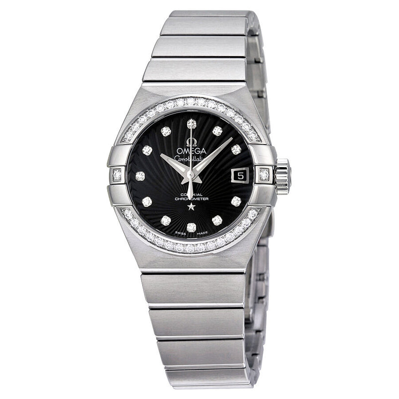 Omega Constellation Chronometer Automatic Diamond Ladies Watch #123.15.27.20.51.001 - Watches of America