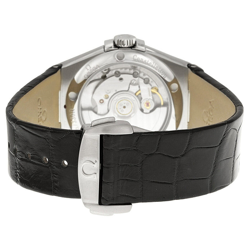 Omega Constellation Blue Diamond Dial Black Leather Ladies Watch 12318352056001#123.18.35.20.56.001 - Watches of America #3