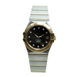 Omega Constellation Brown Dial Two Tone 35 mm Men's Watch #123.20.35.20.63.001 - Watches of America #3