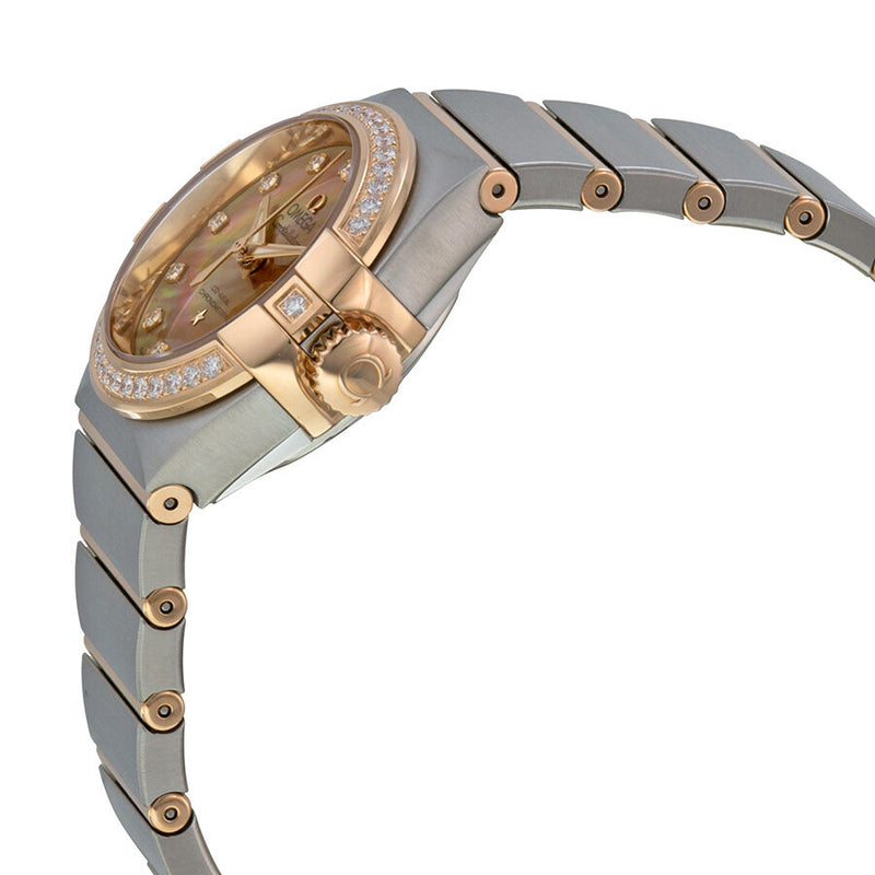 Omega Constellation Brown Mother of Pearl Diamond Automatic Ladies Watch 12325272057001#123.25.27.20.57.001 - Watches of America #2