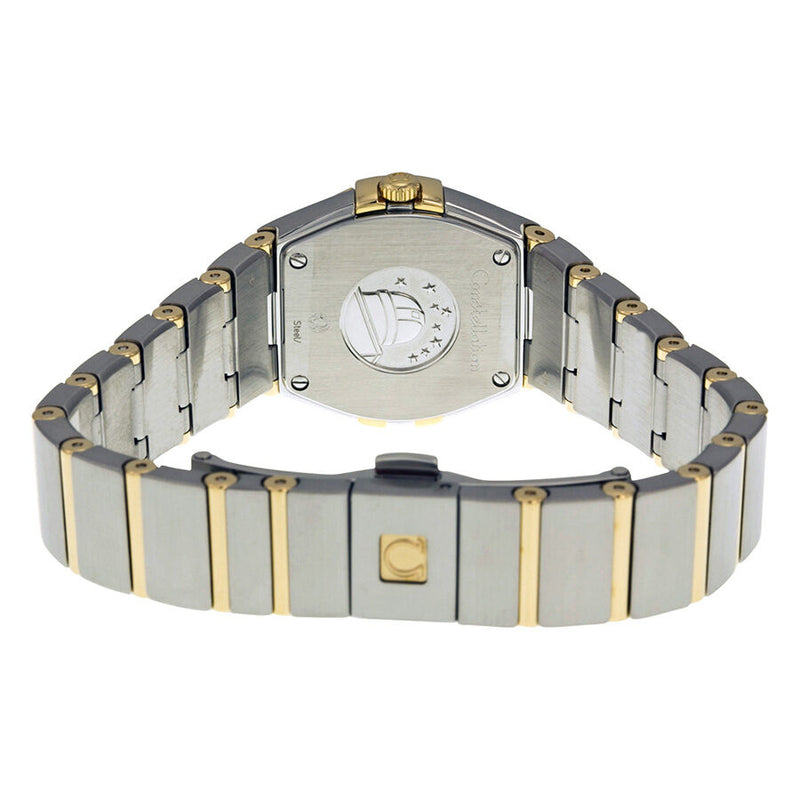 Omega Constellation Champagne Mother of Pearl Dial Steel and Yellow Gold Diamond Ladies Watch #12325246057001 - Watches of America #3