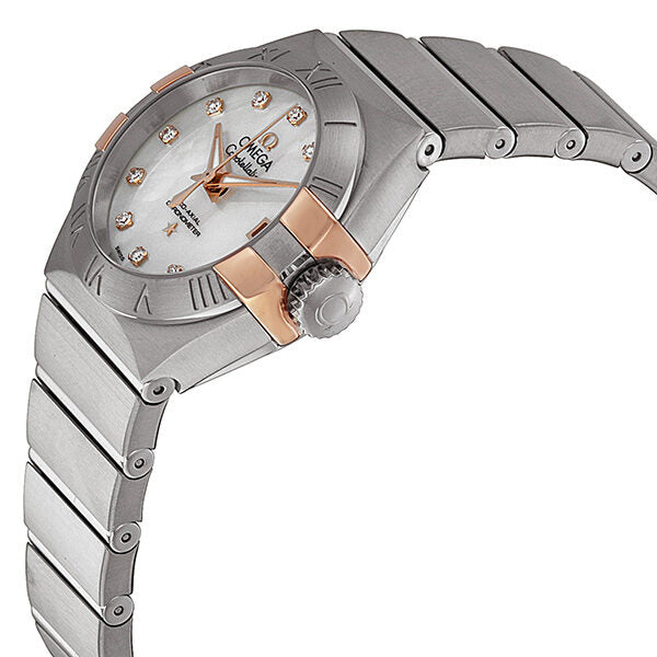 Omega Constellation Co-Axial Mother of Pearl Dial Stainless Steel Ladies Watch OM12320272055004#123.20.27.20.55.004 - Watches of America #2