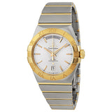 Omega Constellation Day Silver Dial Gold and Steel Men's Watch 12320382202002#123.20.38.22.02.002 - Watches of America