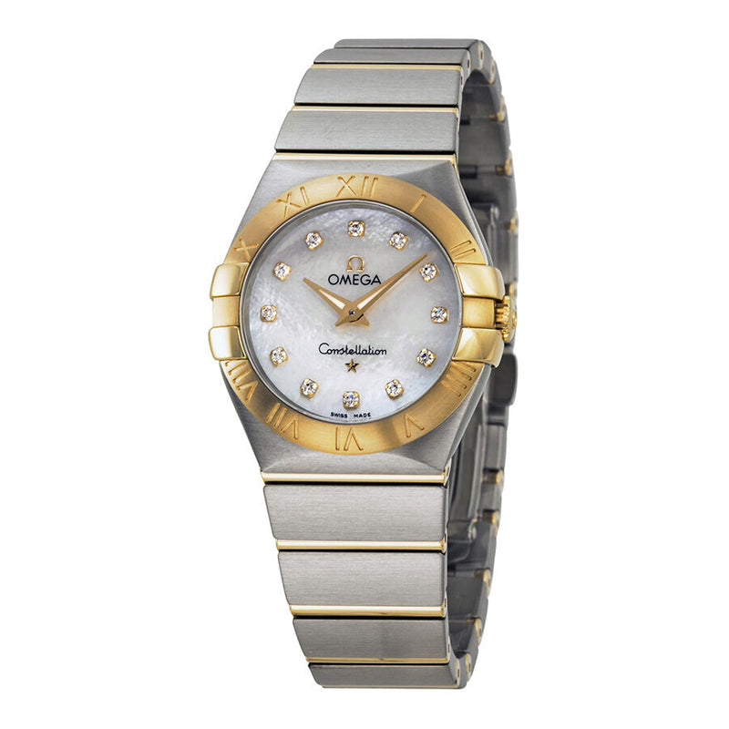 Omega Constellation Mother of Pearl Dial Ladies Watch #123.20.27.60.55.002 - Watches of America