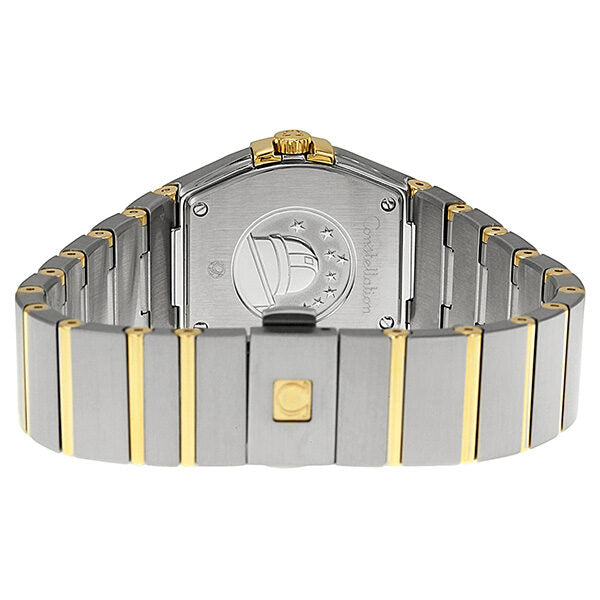 Omega Constellation Diamond Yellow Gold Dial Two-Tone Steel Ladies Watch #12325276058001 - Watches of America #3