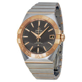 Omega Constellation Automatic Grey Dial Steel and 18kt Rose GoldMens Watch #123.20.38.21.06.002 - Watches of America