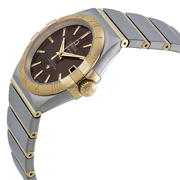 Omega Constellation Grey Dial Steel and 18kt Yellow Gold Men's Watch #123.20.35.20.06.001 - Watches of America #2
