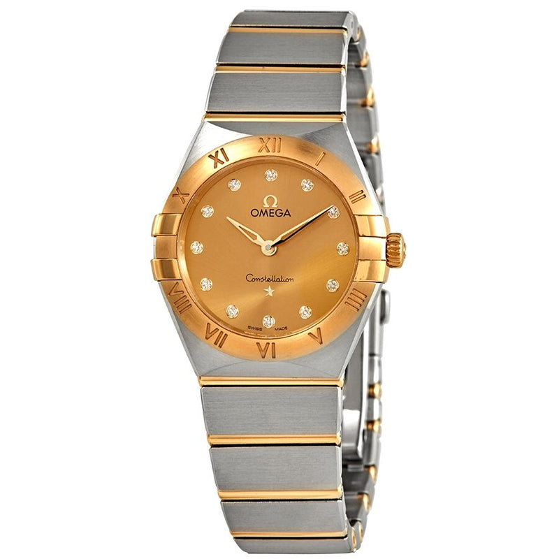 Omega Constellation Manhattan Quartz Diamond Ladies Watch #131.20.28.60.58.001 - Watches of America