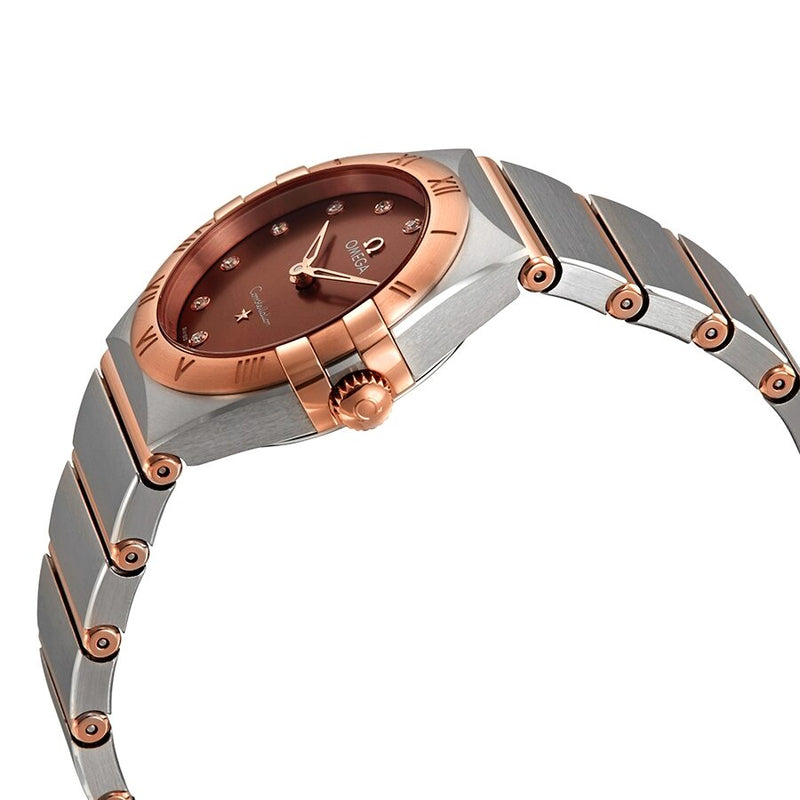 Omega Constellation Manhattan Sun-brushed Brown Diamond Dial Ladies Watch #131.20.28.60.63.001 - Watches of America #2