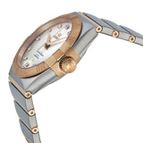 Omega Constellation Silver Dial Rose Gold and Steel Diamond Men's Watch #12325382152003 - Watches of America #2