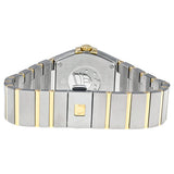 Omega Constellation Silver Diamond Brushed Solid 18kt Gold with Steel Ladies Watch #123.25.27.60.52.002 - Watches of America #3