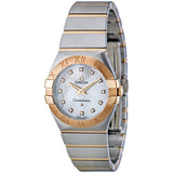 Omega Constellation White Mother of Pearl Dial Ladies Watch #123.20.27.60.55.001 - Watches of America