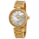 Omega De Ville 18kt Yellow Gold Ladies Watch #425.65.34.20.55.009 - Watches of America