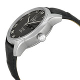 Omega De Ville Automatic Black Dial Black Leather Men's Watch 43113412201001 #431.13.41.22.01.001 - Watches of America #2