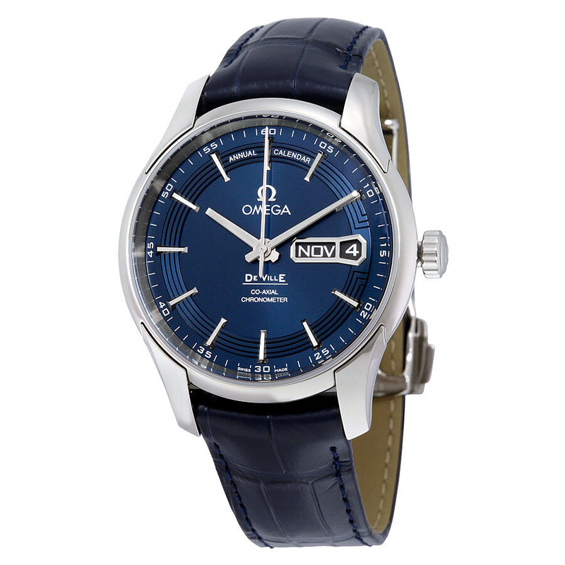 Omega De Ville Annual Calendar Automatic Chronometer Blue Dial Men's Watch 43133412203001#431.33.41.22.03.001 - Watches of America