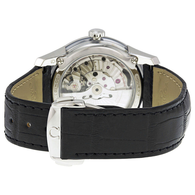 Omega De Ville Hour Vision Silver Dial Black Leather Men's Watch 43133412102001 #431.33.41.21.02.001 - Watches of America #3