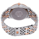 Omega De Ville Automatic Ivory Silvery Dial Steel and 18kt Rose Gold Watch #424.20.40.20.02.003 - Watches of America #3