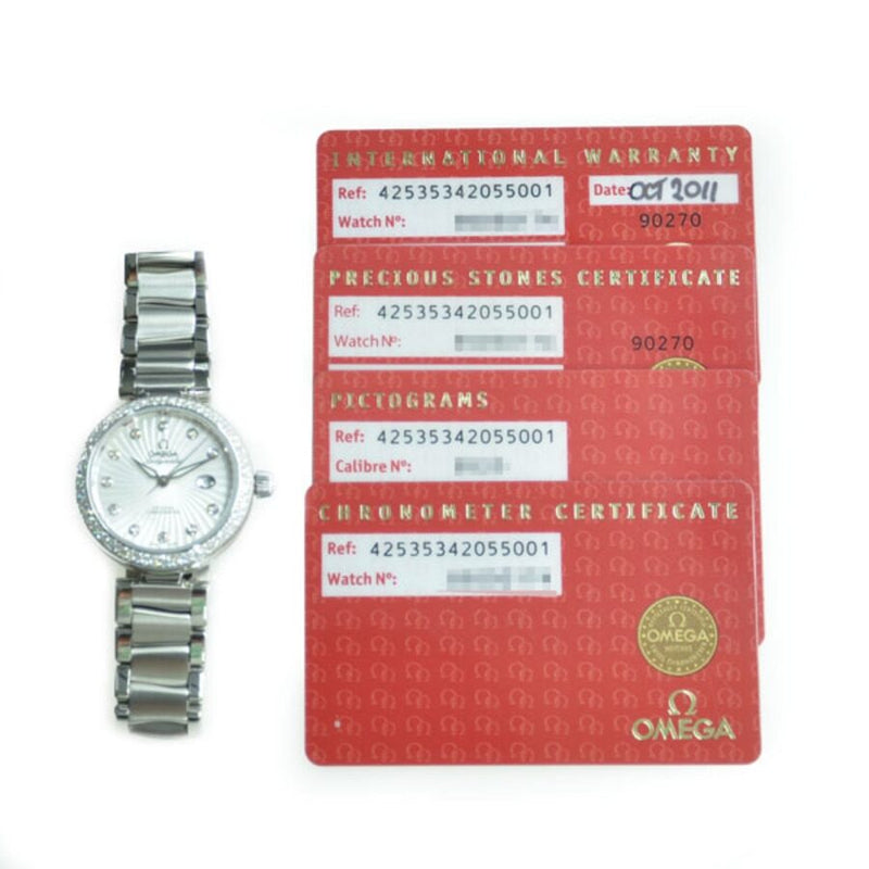 Omega De Ville Ladymatic  Automatic Mother of Pearl DialLadies Watch 42535342055001#425.35.34.20.55.001 - Watches of America #5