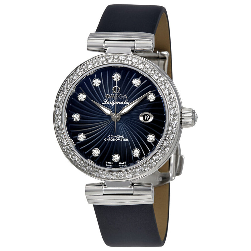 Omega De Ville Ladymatic Blue Dial Ladies Watch #425.37.34.20.56.001 - Watches of America