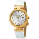 Omega De Ville Ladymatic Diamond Yellow Gold Ladies Watch 42563342055002#425.63.34.20.55.002 - Watches of America