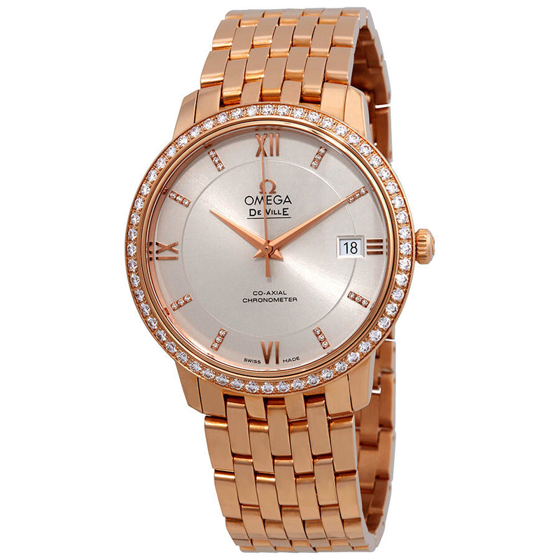 Omega De Ville Prestige 18 Carat Rose Gold Automatic Ladies Watch #424.55.37.20.52.001 - Watches of America