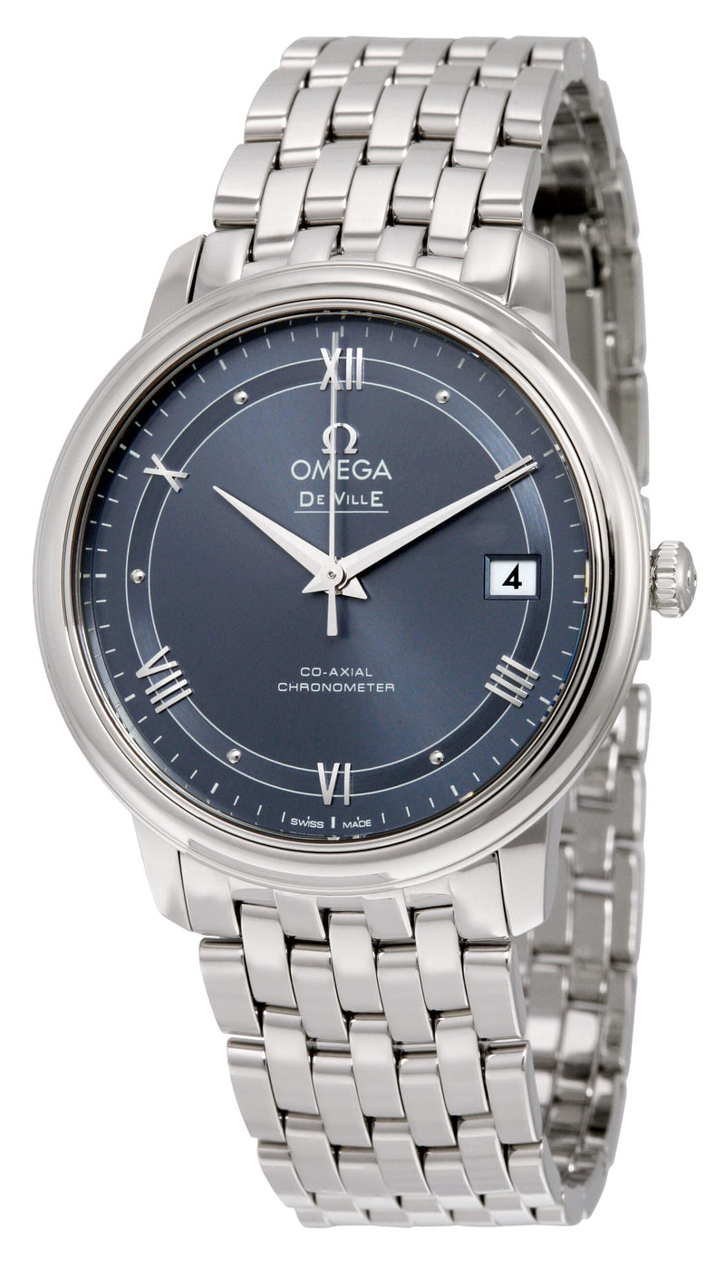 Omega De Ville Prestige Automatic Blue Dial Unisex Watch #424.10.37.20.03.002 - Watches of America