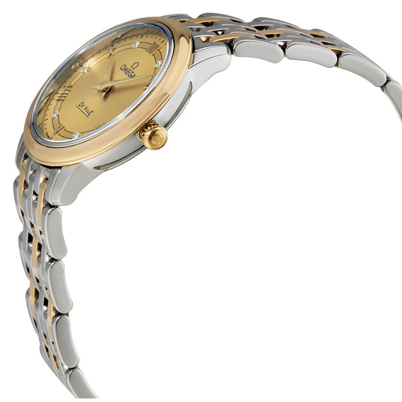 Omega De Ville Prestige Champagne Dial Ladies Watch #424.20.27.60.58.003 - Watches of America #2