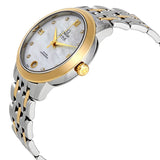 Omega De Ville Prestige Mother of Pearl Diamond Dial Steel and 18K Yellow Gold Ladies Watch 42420332055002#424.20.33.20.55.002 - Watches of America #2