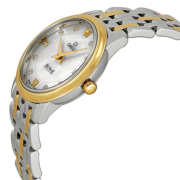 Omega De Ville Prestige Diamond Mother of Pearl Dial Ladies Watch #424.20.27.60.55.001 - Watches of America #2