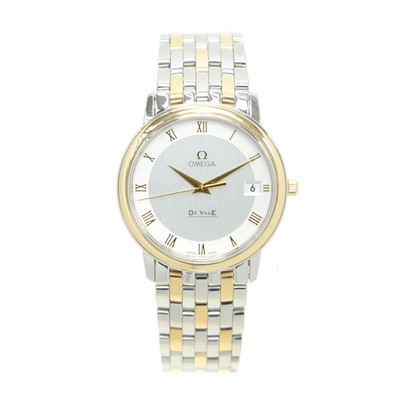 Omega DE VILLE Quartz Silver Dial Unisex Watch #4310.32.00 - Watches of America #3