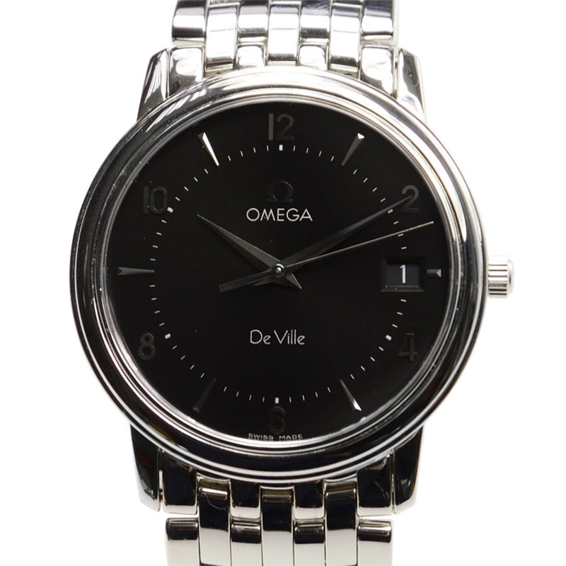 Omega DE VILLE Quartz Silver Dial Unisex Watch #4510.50.00 - Watches of America #2