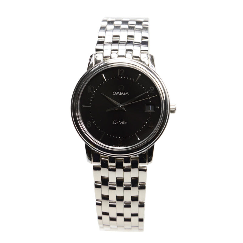 Omega DE VILLE Quartz Silver Dial Unisex Watch #4510.50.00 - Watches of America #3