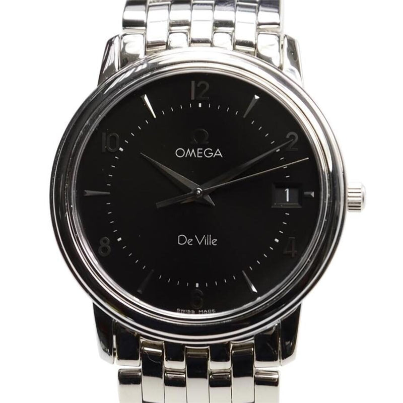 Omega DE VILLE Quartz Silver Dial Unisex Watch #4510.50.00 - Watches of America