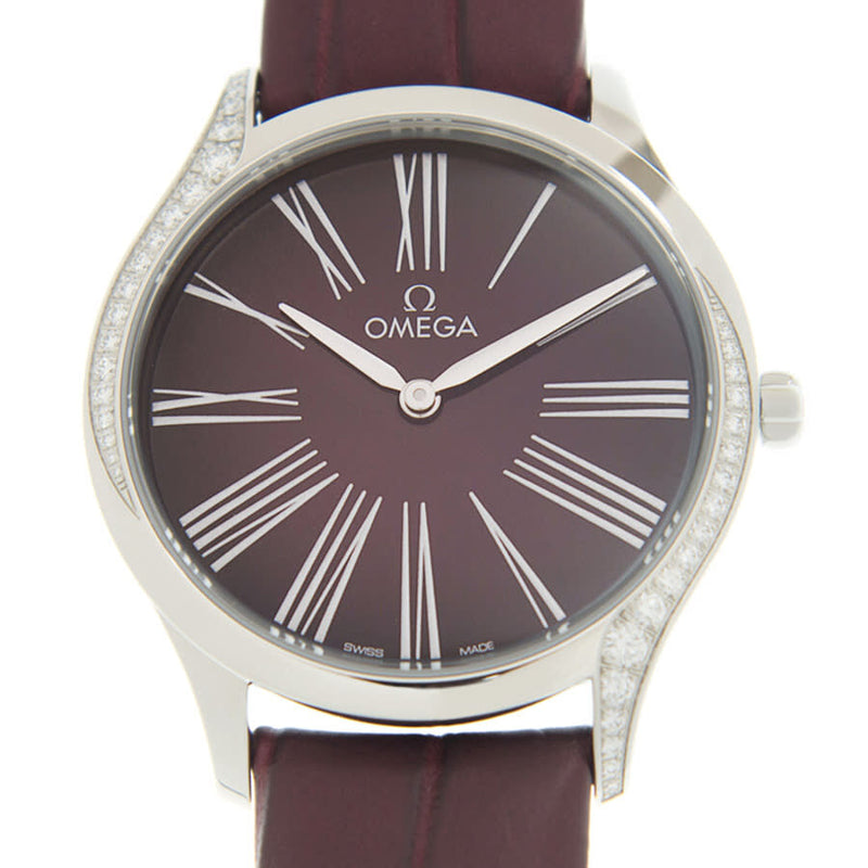 Omega DE VILLE Red Dial Unisex Watch #428.18.36.60.11.001 - Watches of America