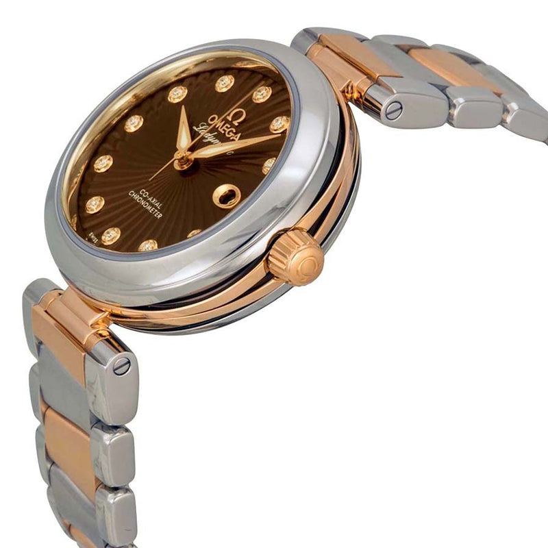 Omega DeVille Ladymatic Brown Dial Ladies Watch 42520342063001#425.20.34.20.63.001 - Watches of America #2