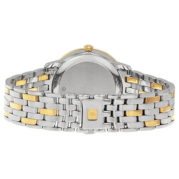 Omega DeVille Prestige Stainless Steel and 18kt Yellow Gold Silver Dial Unisex Watch 42420372002001#424.20.37.20.02.001 - Watches of America #3