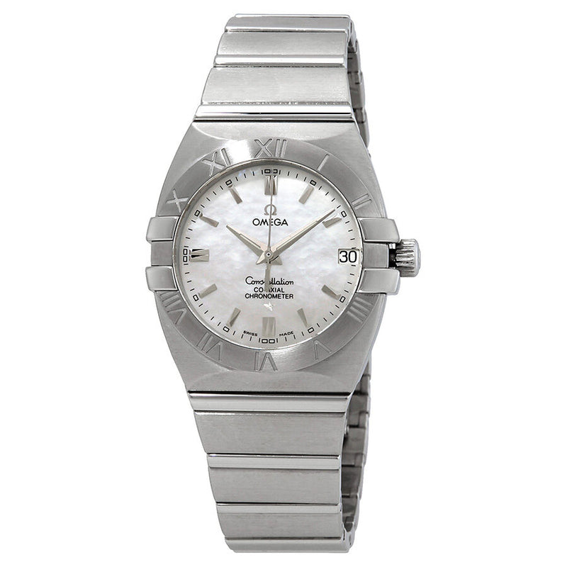 Omega Double Eagle Mother of Pearl Ladies Watch #1590.70 - Watches of America