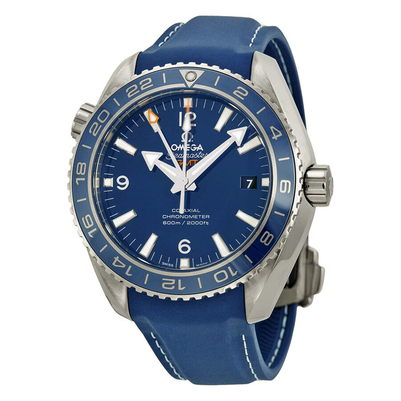 Omega Planet Ocean GMT Blue Dial 600M Titanium Automatic Men's Watch 23292442203001#232.92.44.22.03.001 - Watches of America