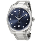 Omega Seamaster Aqua Terra Automatic Diamond Ladies Watch #220.10.38.20.53.001 - Watches of America