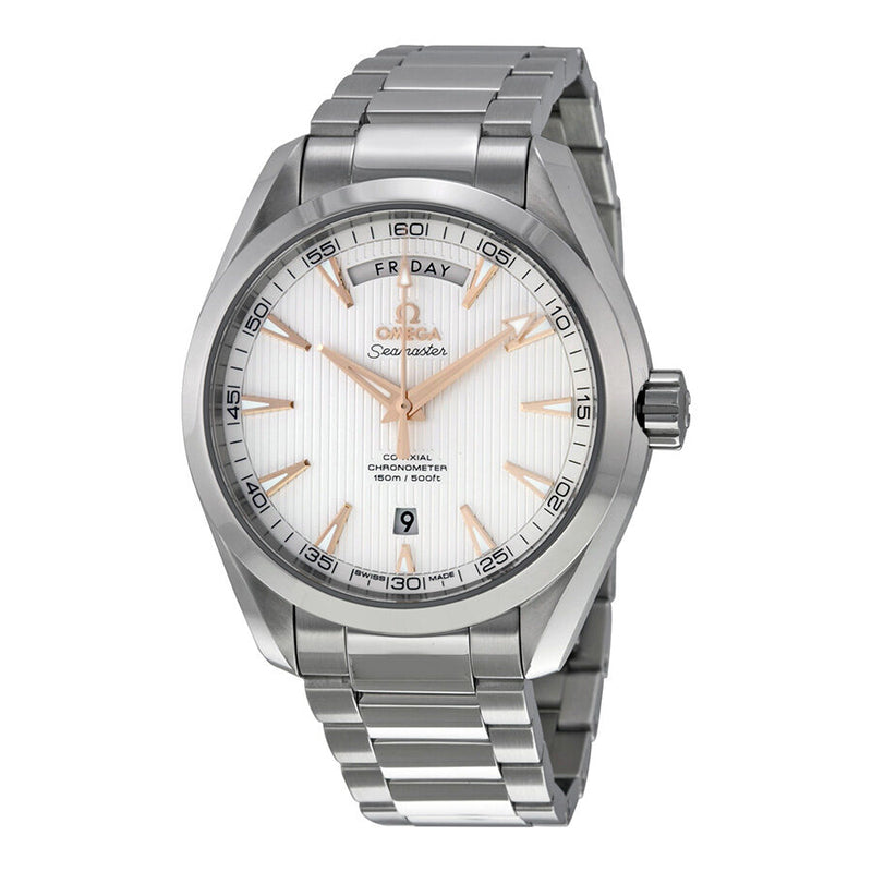 Omega Seamaster Aqua Terra Automatic Silver Dial Stainless Steel Men's Watch #231.10.42.22.02.001 - Watches of America