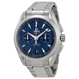 Omega Seamaster Aqua Terra Chronograph GMT Automatic Chronometer Blue Dial Men's Watch #231.10.43.52.03.001 - Watches of America