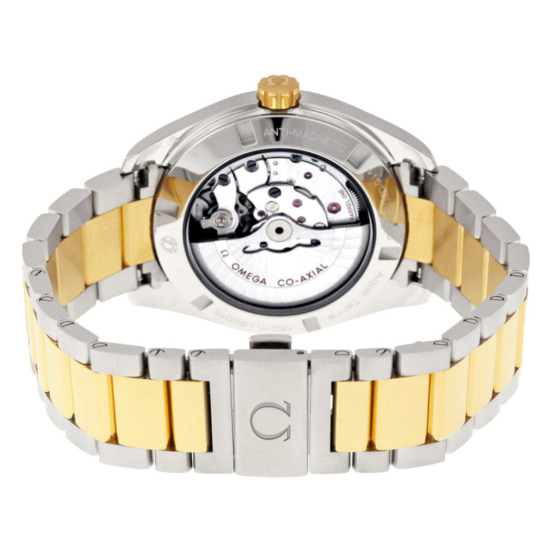 Omega Seamaster Aqua Terra Champagne Dial Stainless Steel and 18kt Yellow Gold Men's Watch 23120422108001 #231.20.42.21.08.001 - Watches of America #3