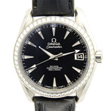 Omega Seamaster Aqua Terra Diamonds on Bezel Automatic Ladies Watch #231.18.39.21.51.001 - Watches of America #2