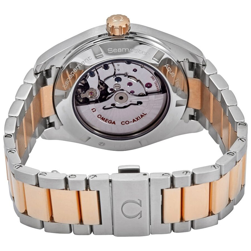 Omega Seamaster Aqua Terra GMT Automatic Grey Dial Two-tone Men's Watch 23120432206003 #231.20.43.22.06.003 - Watches of America #3