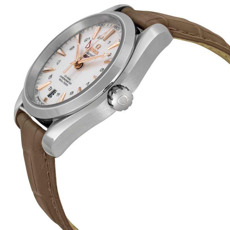 Omega Seamaster Aqua Terra GMT Chronometer Silver Dial Men's Watch 23113432202004 #231.13.43.22.02.004 - Watches of America #2
