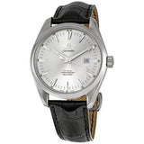 Omega Seamaster Aqua Terra Leather Strap Men's Watch #2802.30.31 - Watches of America